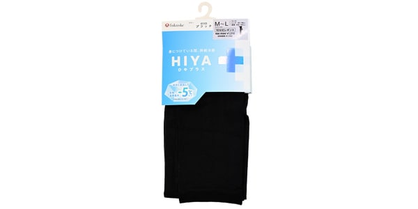 ひやプラス / Cool 40D Leggings, Full Length, M-L, Black