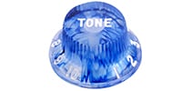  Haramis Strat Tone Knob‚ Clear Blue Swirl - Single