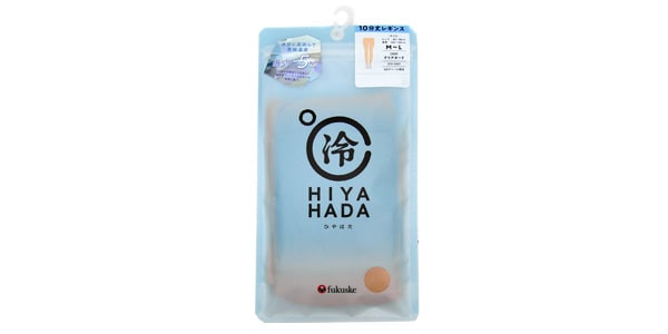 HODOHADA ( ホドハダ )  / 冷 40Dレギンス 10分丈 M-L クリアヌード