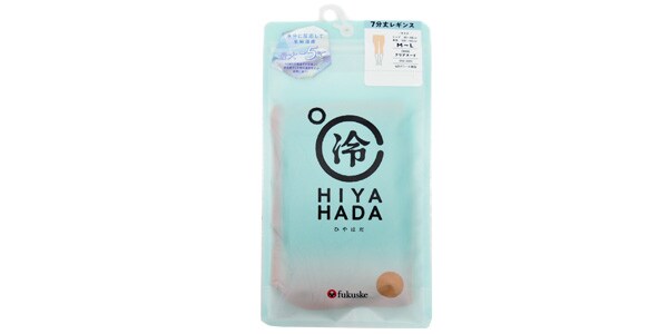 HODOHADA ( ホドハダ )  / 冷 40Dレギンス 7分丈 M-L クリアヌード