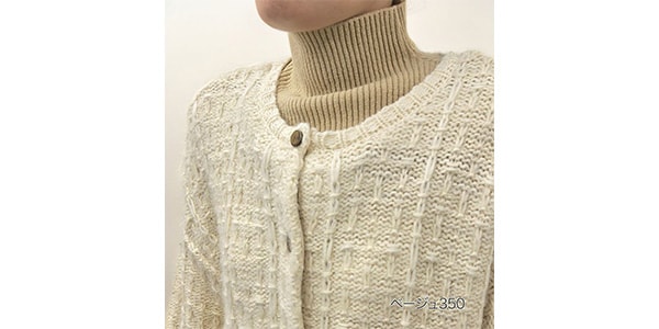 ホットさん ( ﾎｯﾄｻﾝ )  / ネックウォーマー（シングル丈）　ベージュ画像2