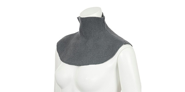 ホットさん ( ﾎｯﾄｻﾝ )  / ネックウォーマー（シングル丈）　チャコール画像5