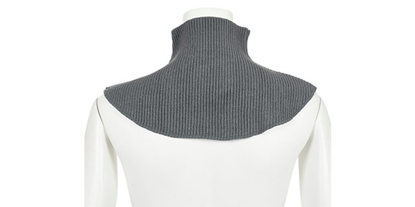 ホットさん ( ﾎｯﾄｻﾝ )  / ネックウォーマー（シングル丈）　チャコール画像6