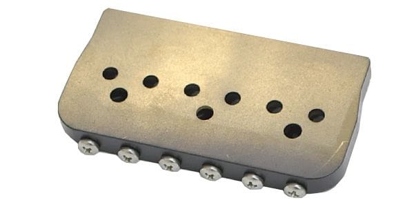 HIP SHOT / 6 String Fixed .125 Guitar Bridge Black 画像3
