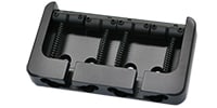 HIP SHOT 4 String B style Bass Bridge 0.750 Aluminum Black