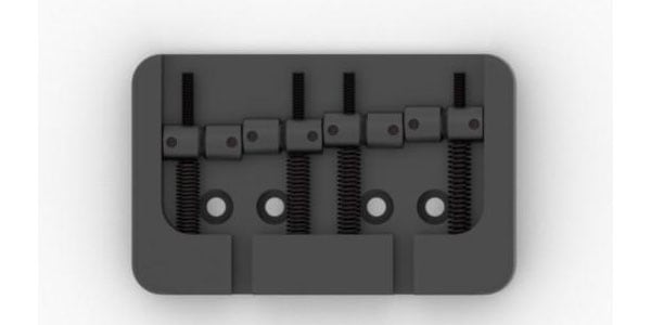 HIP SHOT ( ヒップショット )  / 4 String B style Bass Bridge 0.812 Brass Black