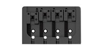 HIP SHOT / 4 String A Style Bass Bridge Black .656 Brass
