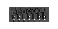 HIP SHOT / 7 String A Style Bass Bridge .656 Black Aluminum