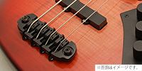 HIP SHOT 4 String D Style Bridge Only Black .708