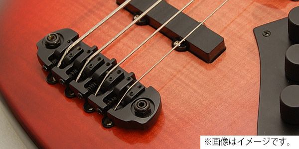 HIP SHOT/4 String D Style Bridge Only Black .708