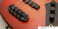 HIP SHOT 4 String D Style Bridge Only Black .750