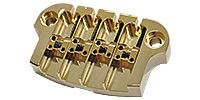 HIP SHOT 3 Point Super Tone Bass Bridge Gold