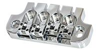 HIP SHOT 2 Point Super Tone Bass Bridge Chrome