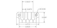 HIP SHOT 2 Point Super Tone Bass Bridge Gold