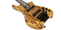 HIP SHOT 4 String Bass Headless System Black .750