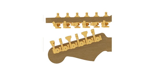 HIP SHOT / Grip-Lock Open Tuner L6 21mm Gold