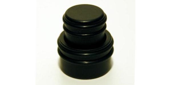 HIP SHOT/O-ring two-piece stacked knob Black