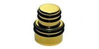 HIP SHOT O-ring two-piece stacked knob Gold