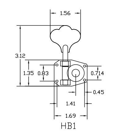 HIP SHOT/HB1-Gold Treble Side