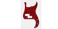 ALLPARTS PG-0750-044 Red Tortoise Pickguard for Precision Bass