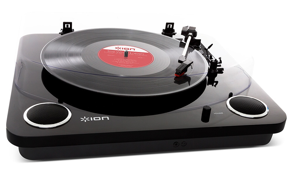 人気定番の ION Audioレコードプレーヤー USB ヘッドホン端子 スピーカー内蔵 レコードの音をUSB接続でPCに録音可能 木目 アイオン Archive  LP