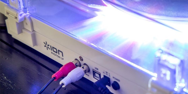 ION AUDIO / PHOTON LP LEDライト付レコードプレーヤー画像5