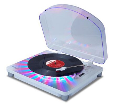 ION AUDIO/PHOTON LP LEDライト付レコードプレーヤー