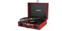 ION AUDIO Vinyl Transport Red トランク型レコードプレーヤー