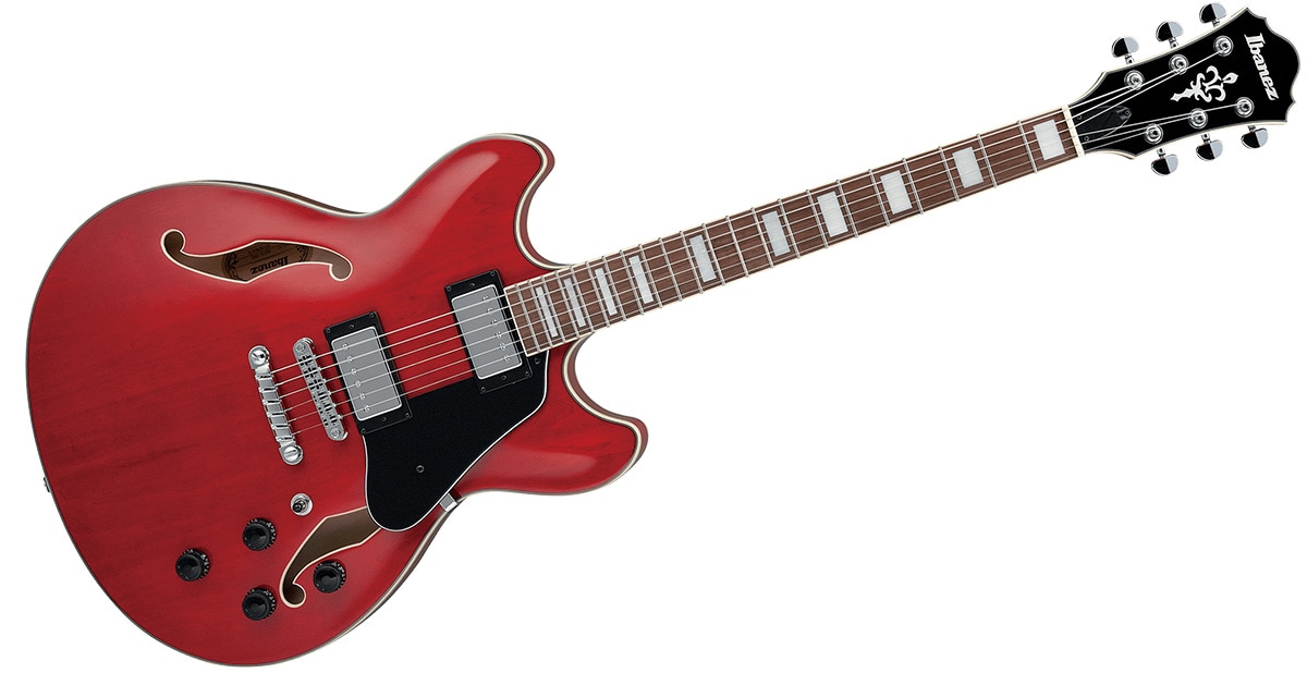 IBANEZ/AS73 Transparent Cherry Red