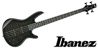 IBANEZ GSR280QA-TKS Transperent Balck Sunburst