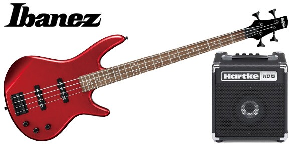 IBANEZ/GSR320-CA + HD15 エレキベース初心者おすすめ9点セット