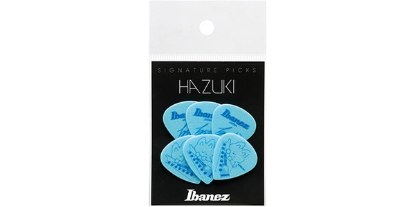 Ibanez ( アイバニーズ )  / P1000HZK-LT HAZUKIシグネチャーピック、6pcs.パック