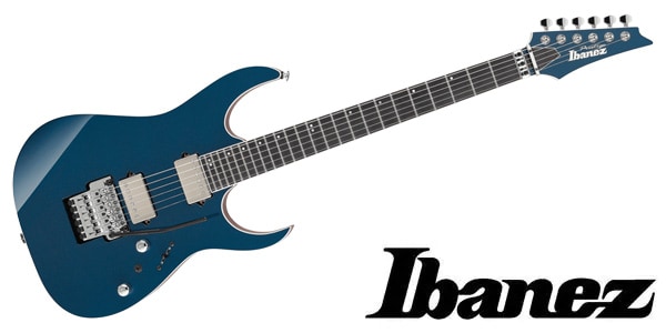 Ibanezの代表的な機種、RGのPrestigeモデル。アフリカン・マホガニーボディにマカッサル・エボニー指板を採用。ディマジオ製ピックアップ"Air Norton"と"The Tone Zone"を搭載。コイルタップスイッチを装備し、多彩な音作りが可能です。