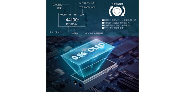 iBasso Audio ( アイバッソ オーディオ )  / Quad DC07PRO Slilver DAC搭載ポータブルDAC/AMP画像10