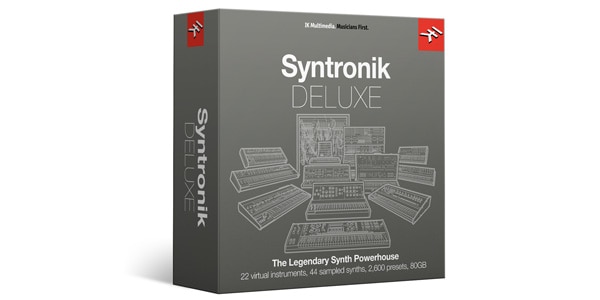 IK MULTIMEDIA/Syntronik Deluxe パッケージ納品