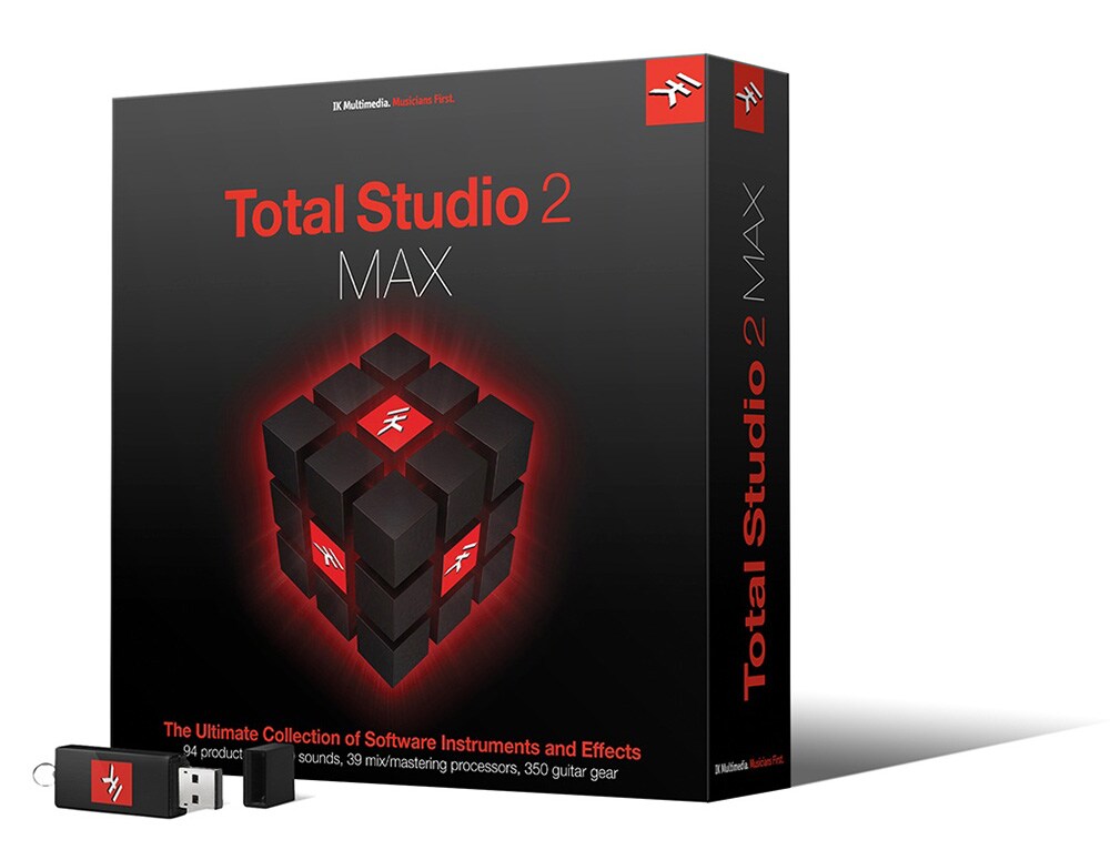 IK MULTIMEDIA/Total Studio 2 Max パッケージ納品