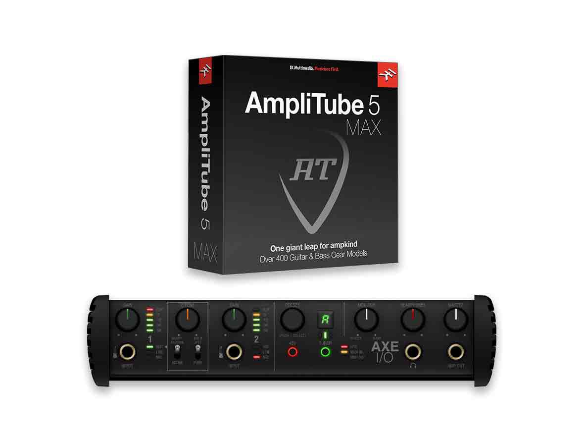 IK MULTIMEDIA/AXE I/O + AmpliTube 5 MAX Bundle