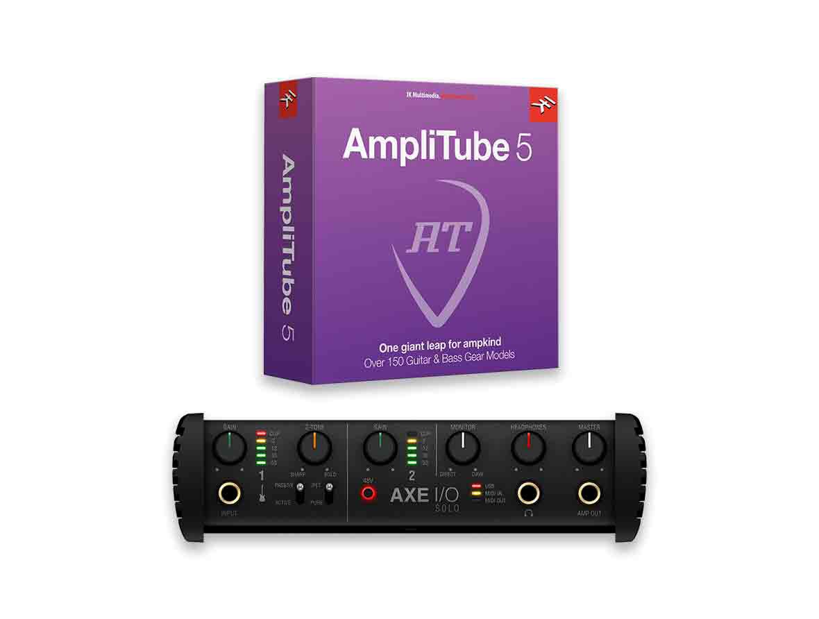 IK MULTIMEDIA/AXE I/O Solo + AmpliTube 5 Bundle