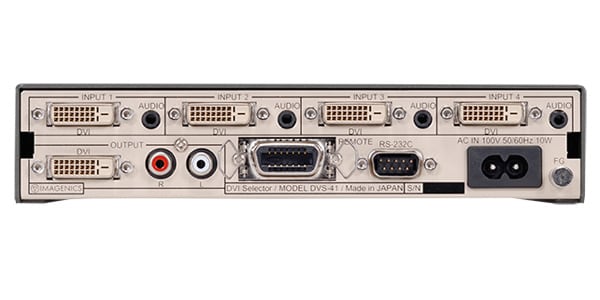 IMAGENICS / DVS-41 4入力 1出力 DVI セレクター(HDCP対応)画像2