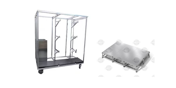 INTELLI STAGE / 2x3 aluminum stage transportation cart set