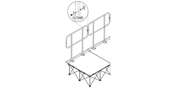 INTELLI STAGE / IS2SMB Guardrail connector bracket 画像2