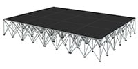 INTELLI STAGE ステージセット 4x3m 高さ60cm タフコート