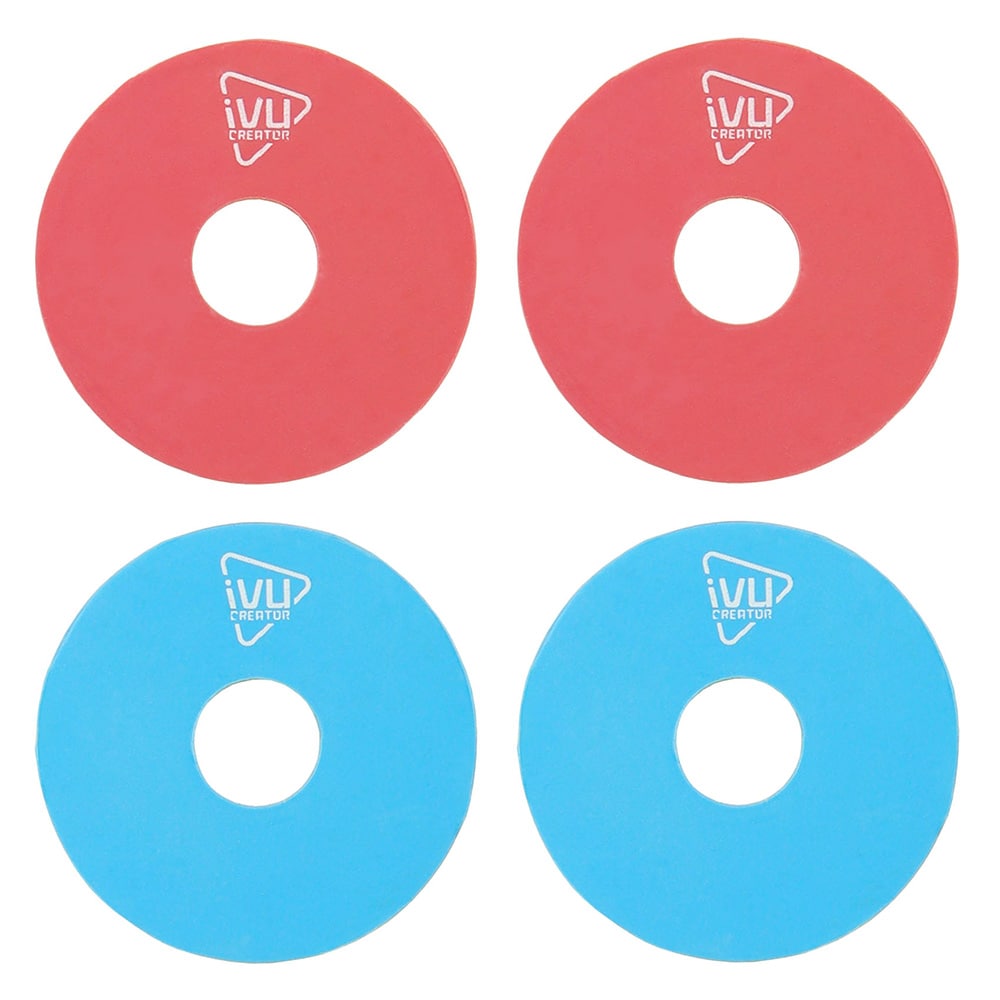 /Strap Blocks　Blue/Red