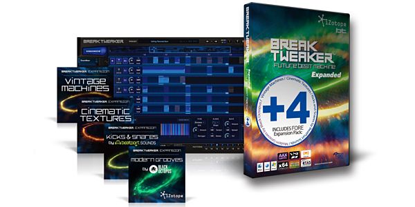 iZotope (アイゾトープ) BreakTweaker Expanded+4
