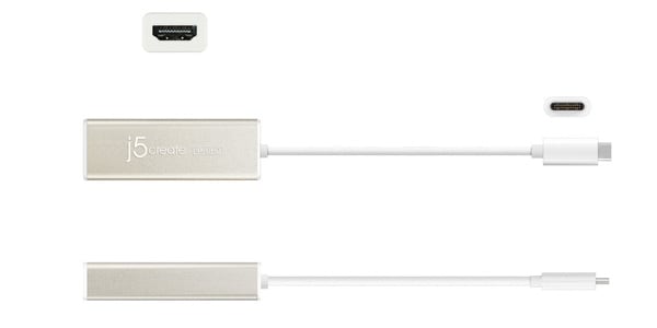 j5 create / JCA153J　USB Type-C to 4K HDMIディスプレイアダプター画像2