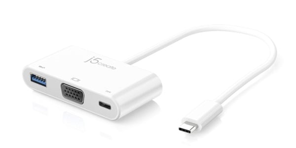 j5 create ( ジェーファイブクリエイト )  / JCA378　Type-C to VGA+USB 3.0マルチアダプター画像2