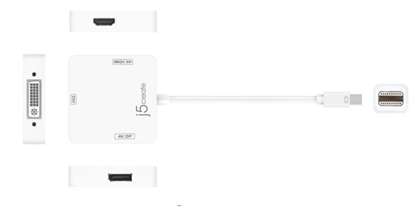 j5 create / JDA173　Mini DisplayPort 変換Iアダプター画像2