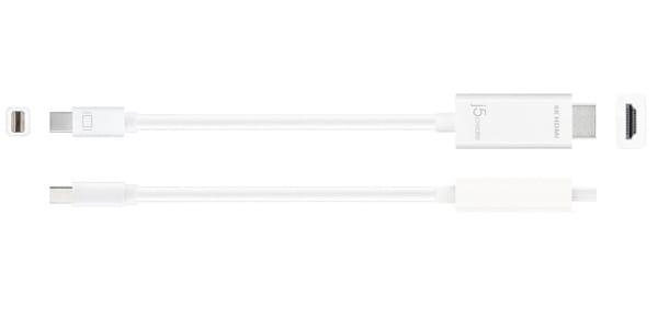 j5 create ( ジェーファイブクリエイト )  / JDC159　Mini DisplayPort to 4K HDMIケーブル画像3