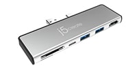 j5 create / JCD324S Surface Pro 7専用 7in1ミニドック (Silver)