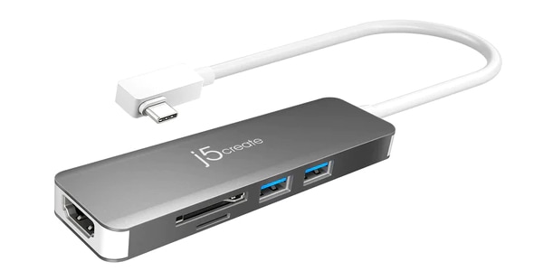 j5 create ( ジェーファイブクリエイト )  / JCD372  USB-C 7in1 スリムマルチポートアダプター